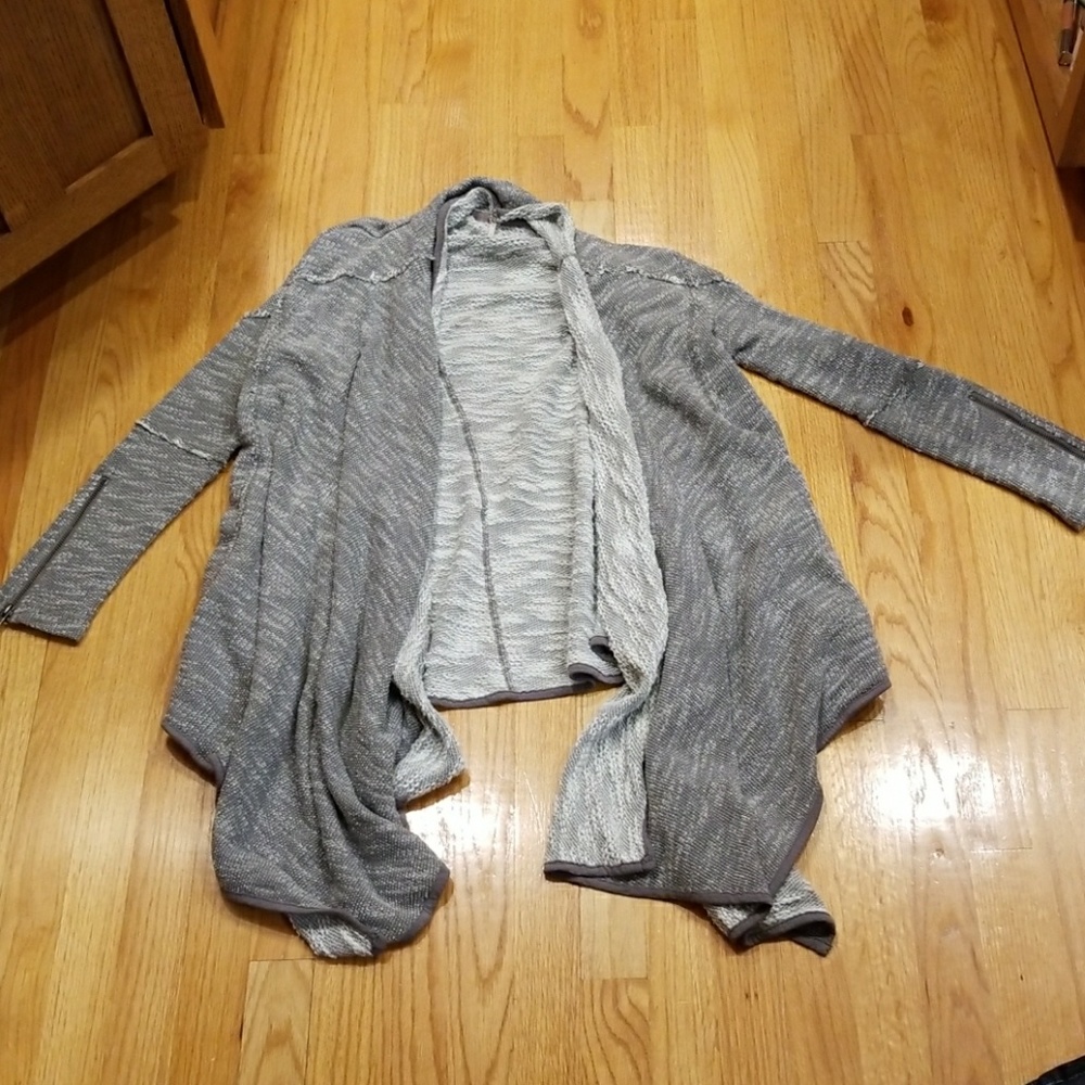 Free people gray cardigan